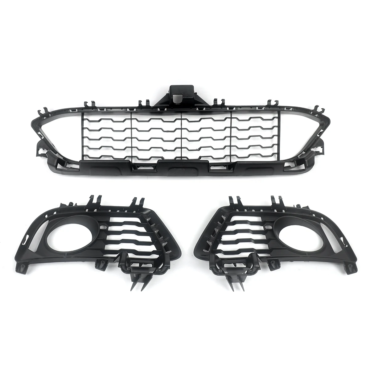 Grille Montage Voor 2013-2019 BMW 3 Serie F34 GT M Sport Voorbumper Grille & Mistlamp grille Cover - afbeelding 1