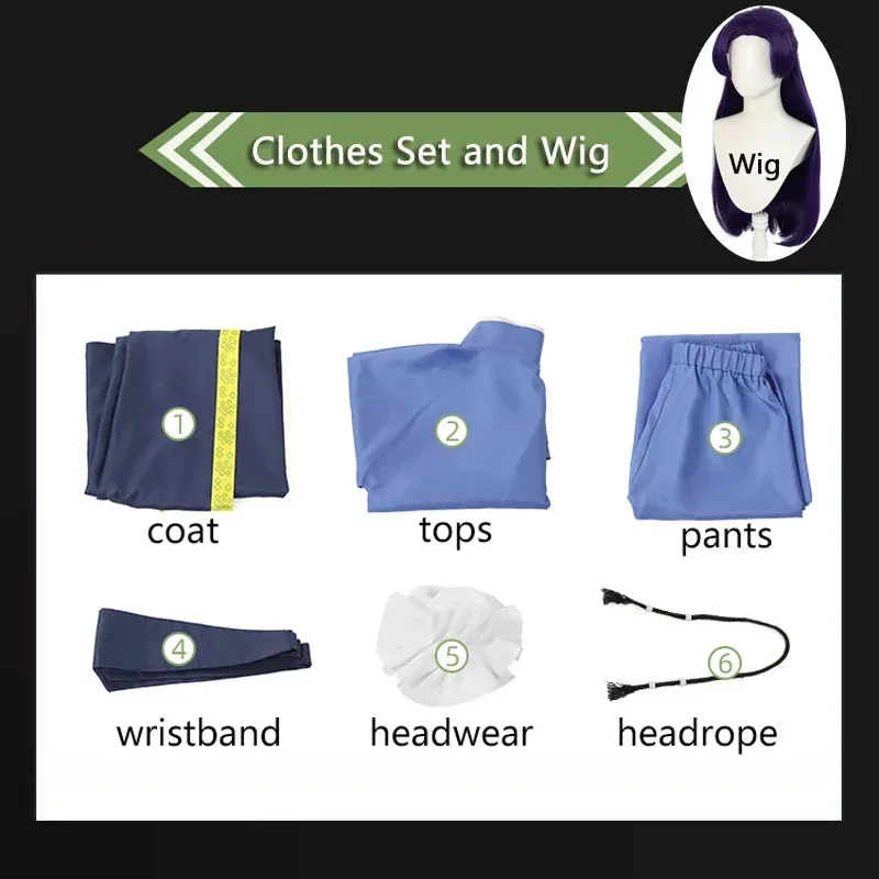 Jinshi Kostum Cosplay The Apothecary Diaries Sepatu Wig Hanfu Pria Anime Kusuriya No Hitorigoto Cosplay Pesta Halloween Han Fu