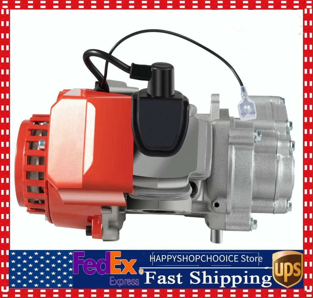 

Двигатель 49CC, одноцилиндровый, 2-тактный, с воздушным охлаждением, алюминиевый трос, старт, эффективная система охлаждения для карманного и мини-велосипеда для грязи