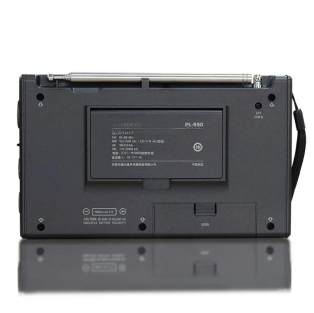 Full Band FM/MW/SW/SSB Portable Radio Bluetooth Speaker MP3 Player 18650 Battery