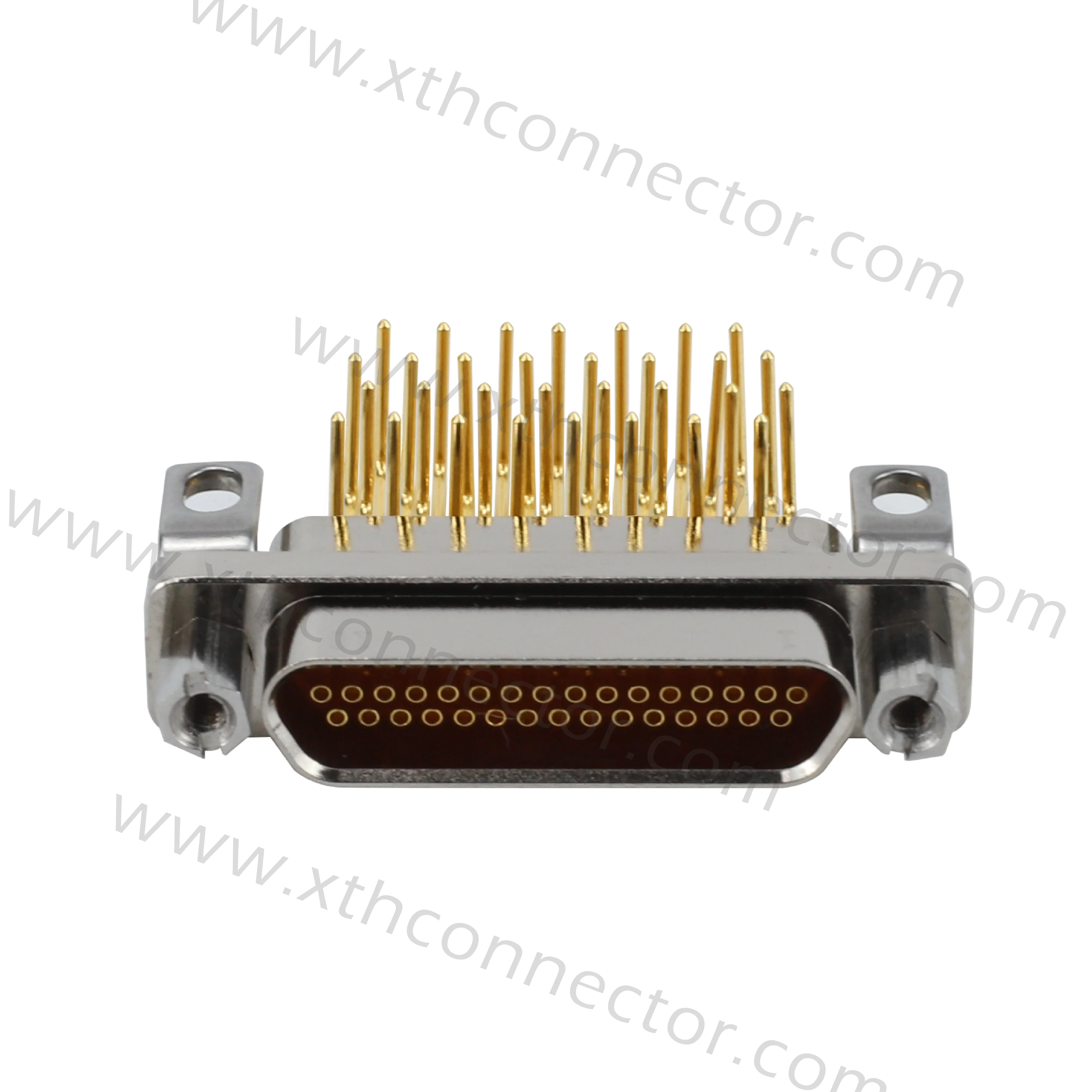 J30J-31TJW/ZKW 31-Pin Micro-D Connector – 90° Right-Angle Horizontal PCB Mount Rectangular Aviation Connector (Male Plug)