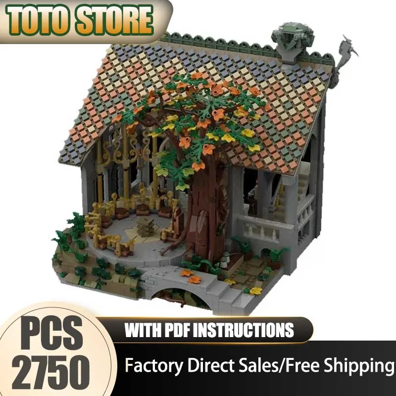 

Moc Building Bricks Tri Racial Secret Conference Technology Модульные блоки Кольца Модель фильма Подарок Рождественская игрушка DIY Набор в сборе