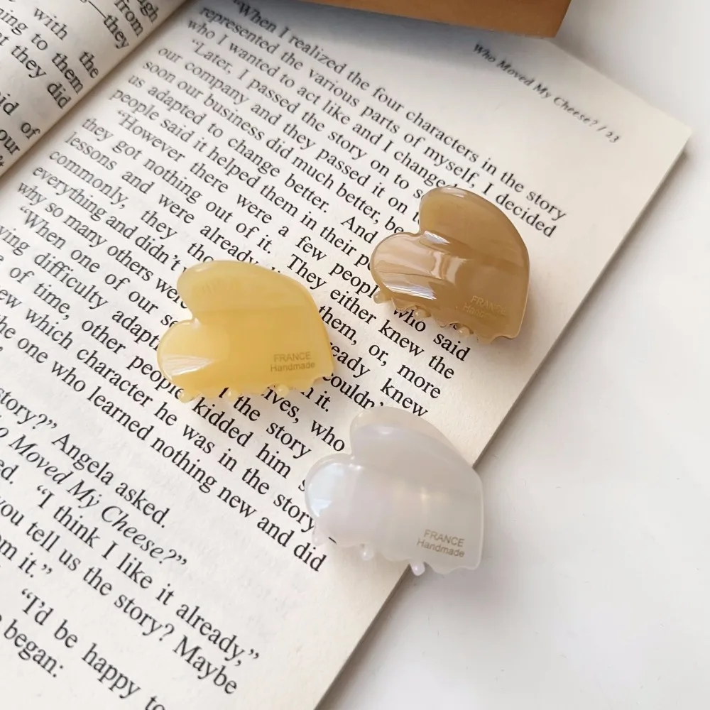 Retro ácido acético amor coração garra de cabelo y2k clipe lateral mini garra de cabelo acessórios para o cabelo acetato grampos de cabelo festa