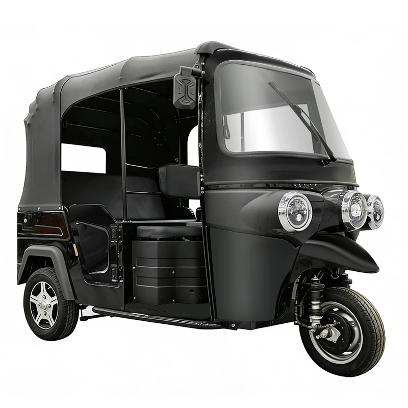 Open Body Electric Transport Tricycle Three Wheel Electric Vehicle Strong Bearing Capacity Electric Rickshaw For Farm Goods