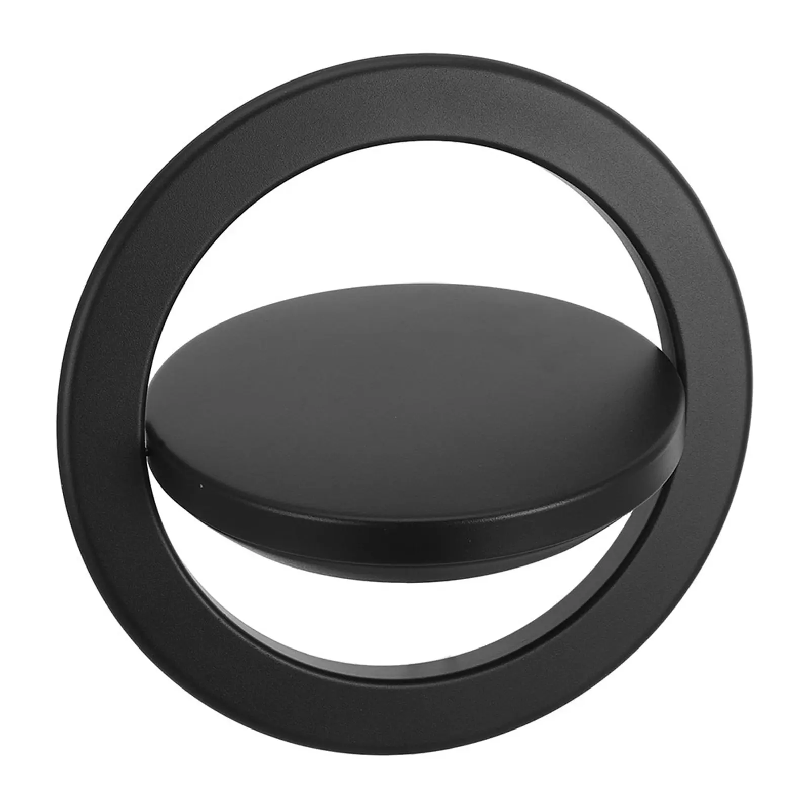 Round Built-in Stainless Steel Trash Can Lid Countertop Waste Chute Lid 22-26Cm Hole Embedded Garbage Cover Swing Flap