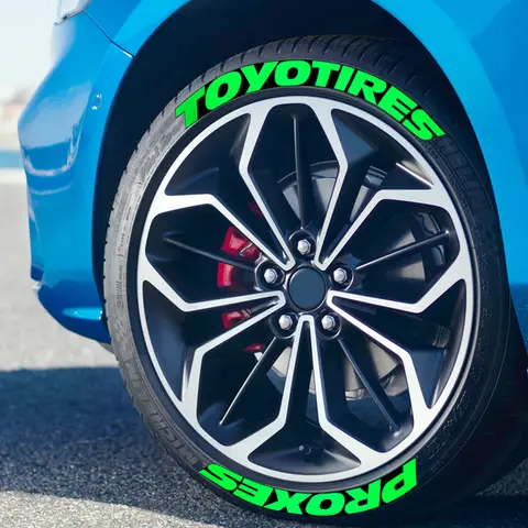 10 best sales tyre sticker - №8