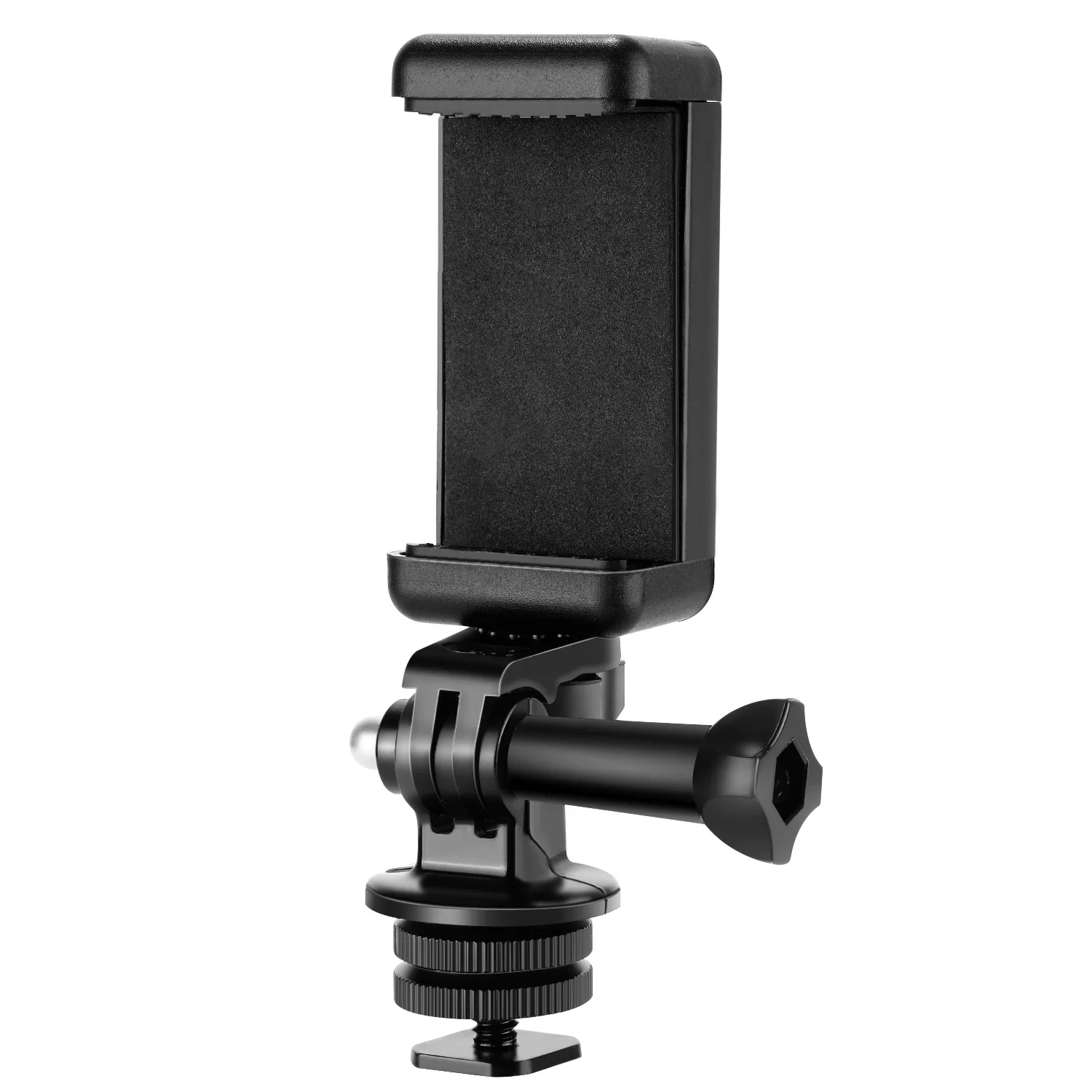 NEEWER スマホホルダー ホットシューマウントアダプターキット GoPro Hero 11/10/9/8/7/6/5 DJI OSMO iPhone Samsung対応