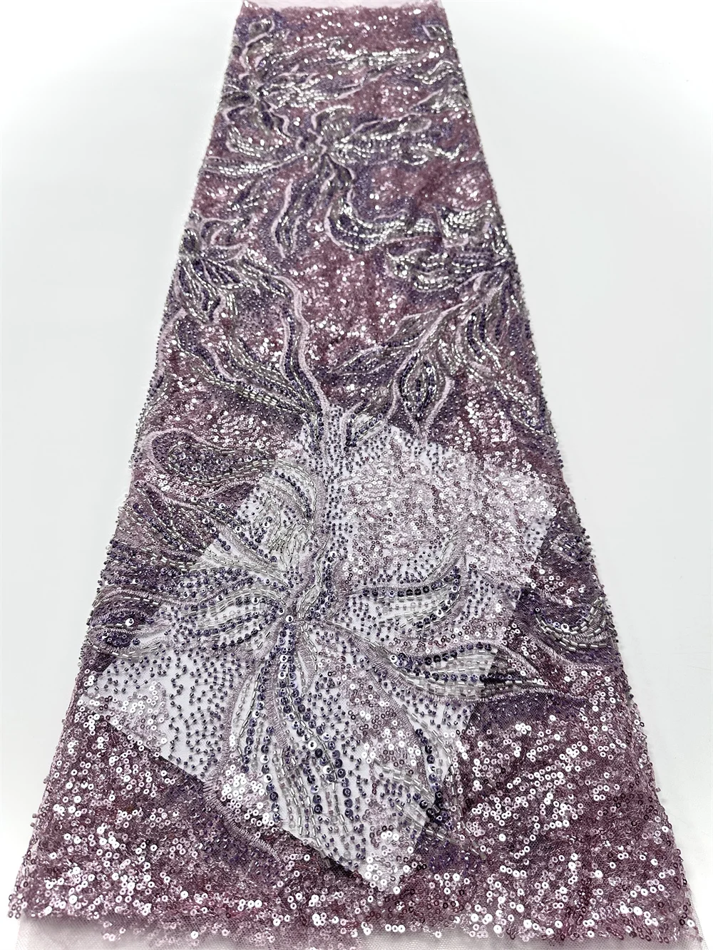 

Модная французская сетчатая вышивка из бисера, кружевная ткань 2025, ткань с блестками, африканская нигерийская кружевная ткань, свадебные платья, вечерние женские платья