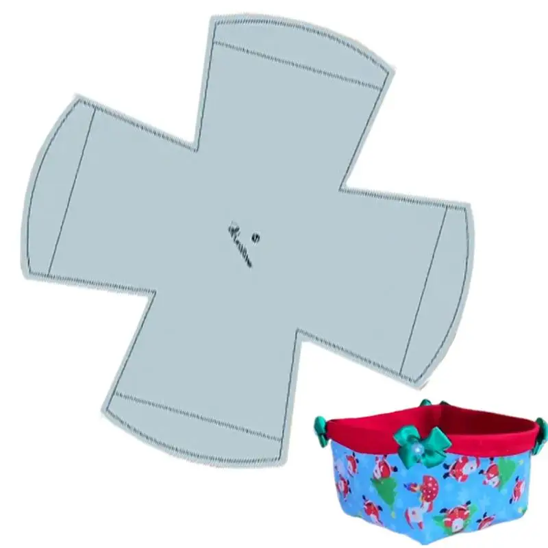 Storage Basket Template Acrylic Basket Sewing Pattern Template Patchwork Stencils Basket Bag Template Cutting Ruler For Sewing