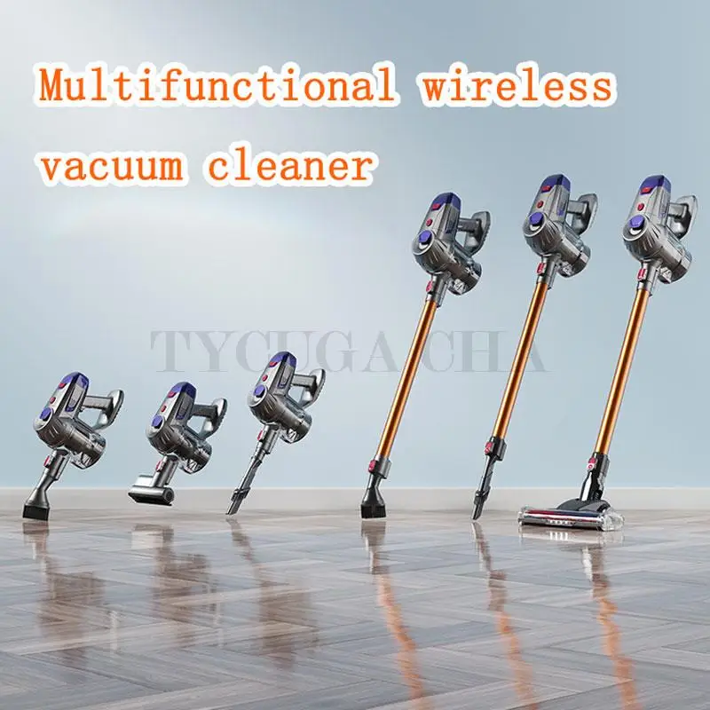 Wireless Handheld Vacuum Cleaner 150W Powerful 10kPa Dual Motor LED Electric Sweeper Cordless Home Car Remove Mites Dust Cleaner