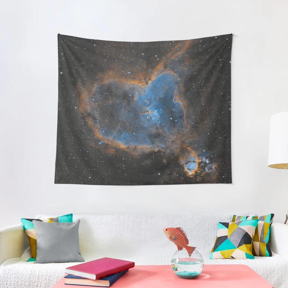 

The Heart Nebula Tapestry Bathroom Decor Wall Deco Cute Room Decor Decorative Wall Tapestry
