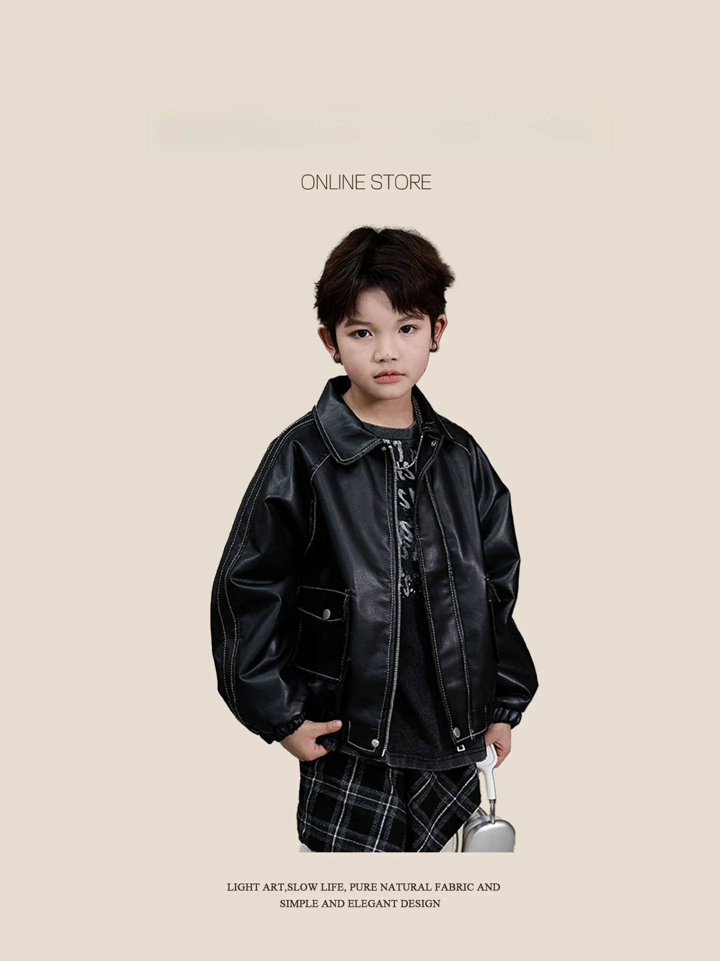 duckling-daisy-boys-leather-jacket-cool-trendy-motorcycle-style-middle-large-children's-jacket-waterproof-breathable-warmth