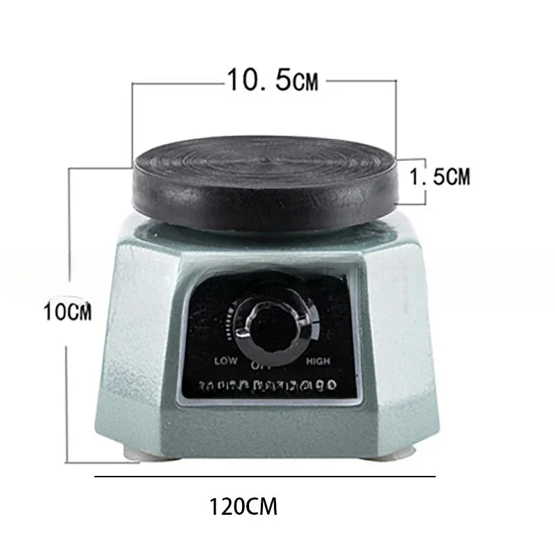 4 ''Dental Plaster Vibrator, Round Plate, Small Gypsum, Variable Intensity Shaker, Adjust Speed, Vibration Equipment