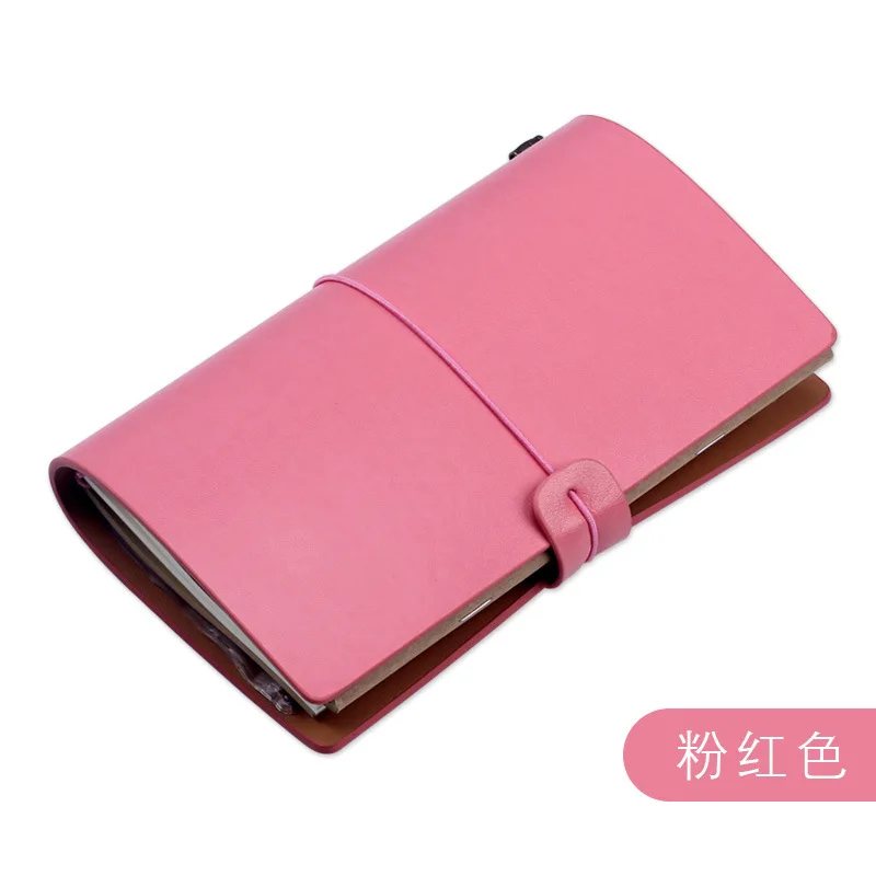 72 pages/book, A6 Notebook Simple Ins Travel Handbook Loose-leaf Diary Retro Notepad Tn Handbook Set image 5