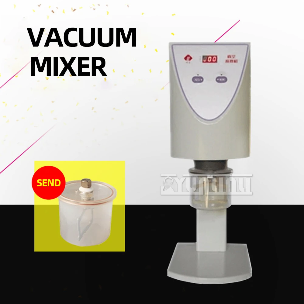 with Cnc Built-In PumpVacuum Mixer Dental Gypsum Impression Material Mixing Machine 110v 220v 60w Embedding Machine