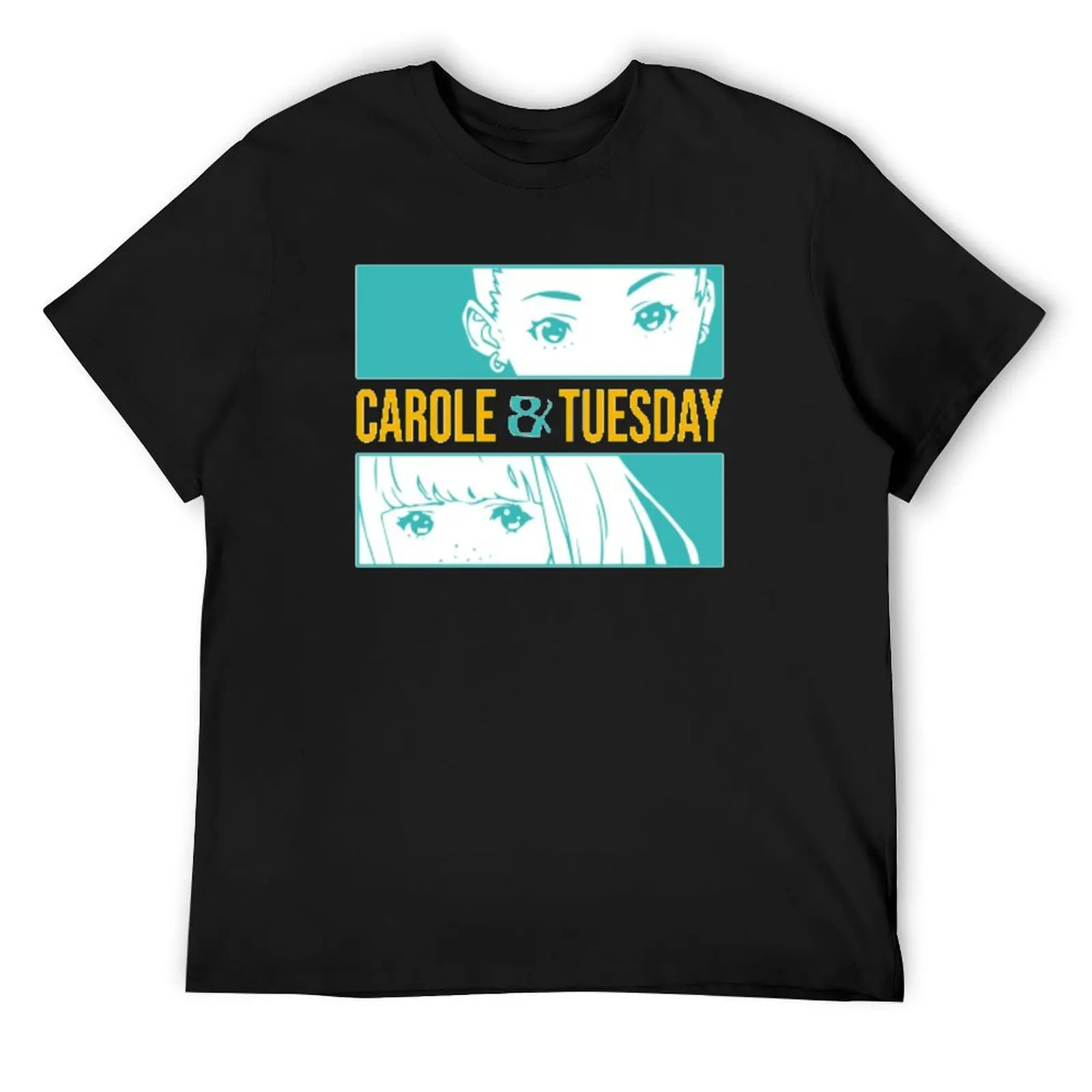 

Carole and Tuesday logo T-Shirt kawaii clothes summer 2025 quick drying man t shirt mens graphic t-shirts anime