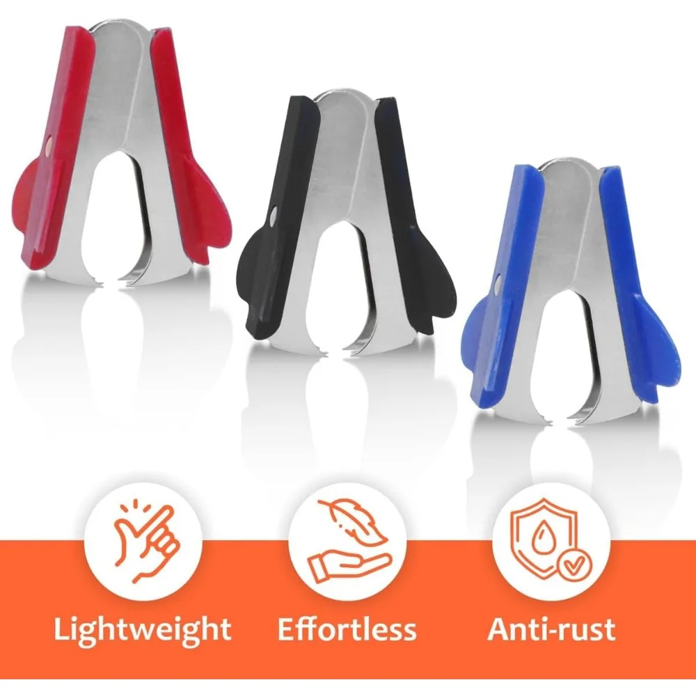 Staple Remover 2 Pack Staple Puller Pinch Jaw Style Staple Remover Tool, Stapler Removers