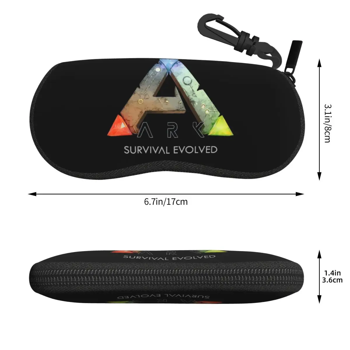 Ark Survival Evolved Shell Glasses Case Protective Sunglasses Box Women Men Soft Eyeglass Bag Pouch