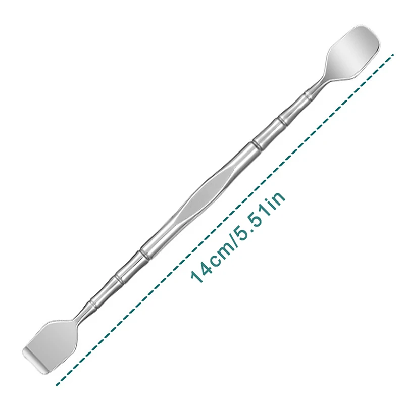 Aço inoxidável cabeça dupla cravo limpeza raspador removedor de cravo mancha extrator ferramenta faceimple comedone remoção