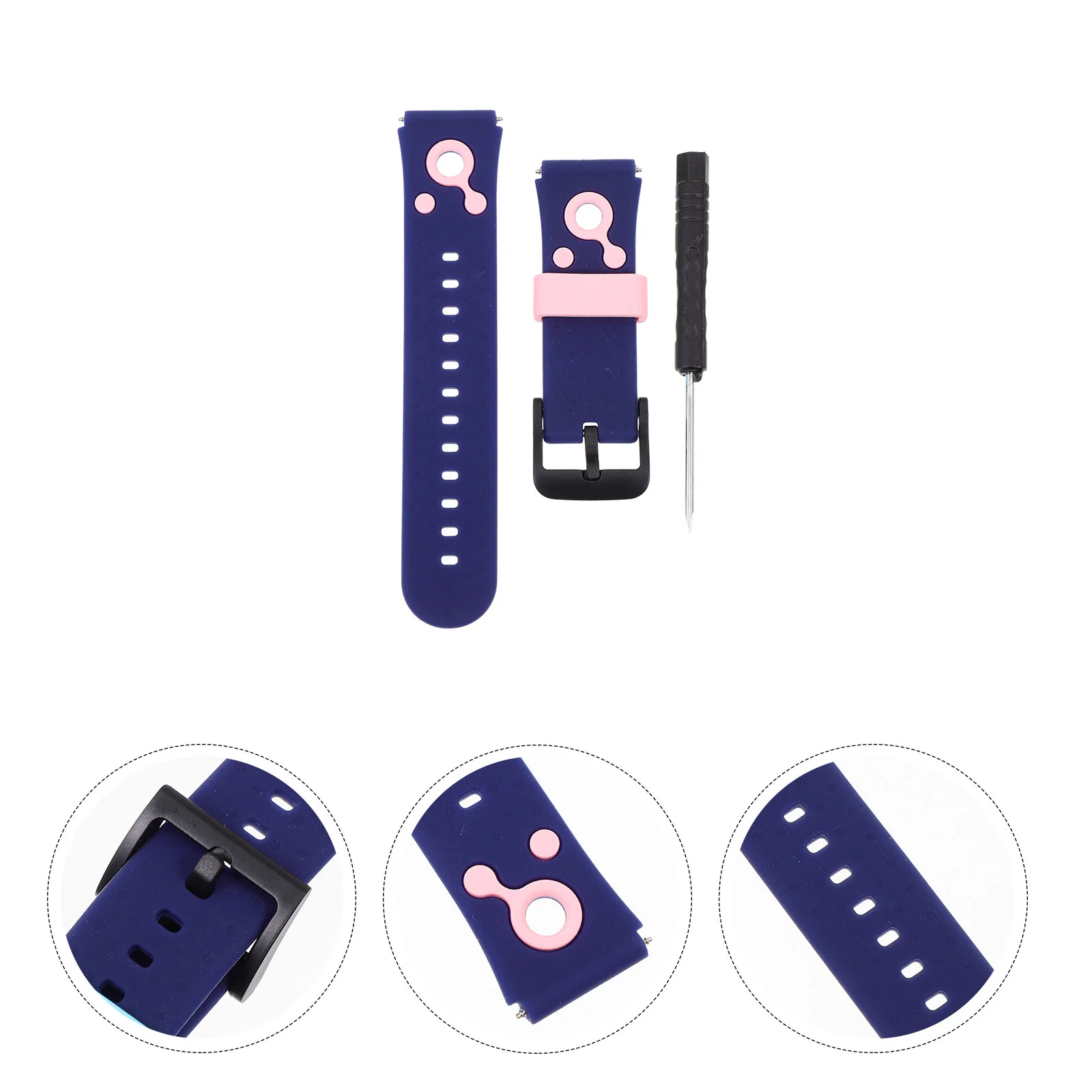 Original Phone Watch 360 Strap Child Kids Smartwatch Band Silica Gel Silicone Watchband for