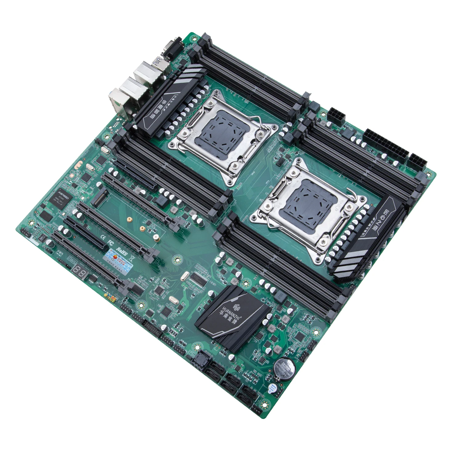 Imagem -04 - Placa-mãe Intel Dual Cpu X79 16d Lga 2011 Reg Ecc Ddr3 1333 1600 1866mhz Sata3 Usb 3.0 E-atx com Vga