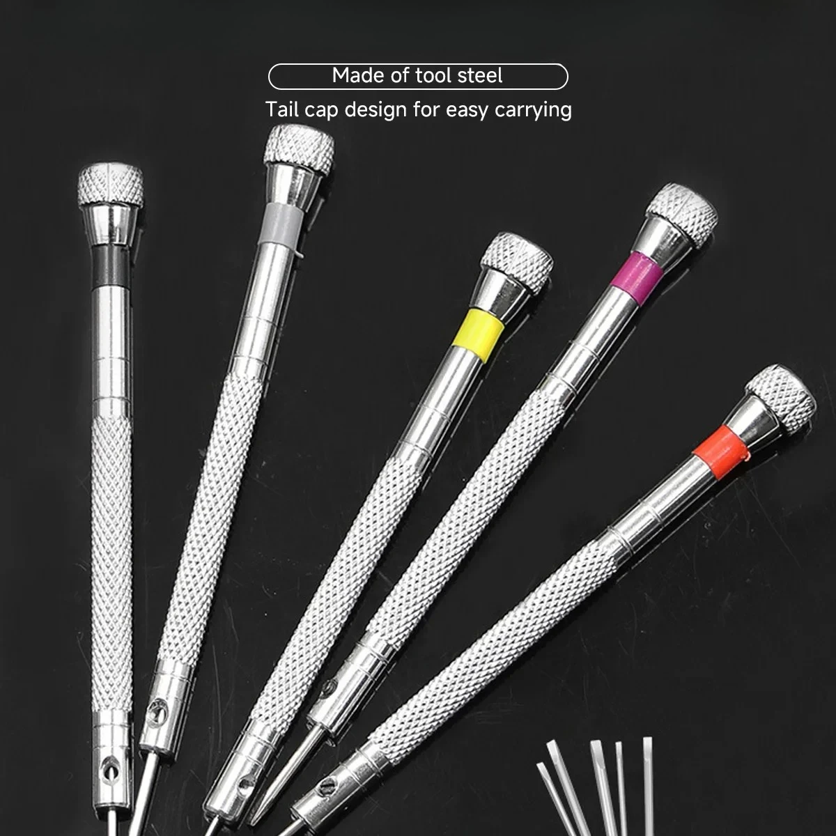 جيد 5 قطعة/المجموعة 0.8-1.6 مللي متر الصلب مفك للساعة أدوات ساعة محمولة الفرقة إزالة مع دبابيس ربط صغيرة أدوات الساعاتي 2026