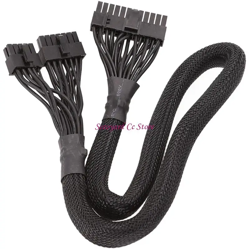

N3UC Durability 14+10Pin to 24PinATX Power Cable for AX1500I AX1200I AX860I AX760I Tinned Copper Wire High End PC Systems