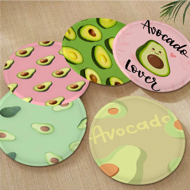 

Cartoon Fruit Avocado Cushion Mat Modern Minimalist Style Plush Cushion Home Back Cushion Soft Comfortable 50x50cm Cushion Pads