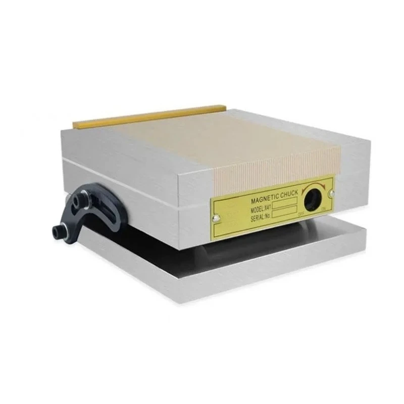 100*175mm High Precision Rectangular Permanent Magnetic Chuck Positive Pole Magnetic Plate for Surface Grinder Workpiece Holding