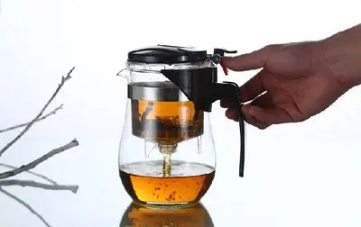 Promotion Genuine glass teapot tea kettle 500ML detachable tea pot Press this button to filter the tea