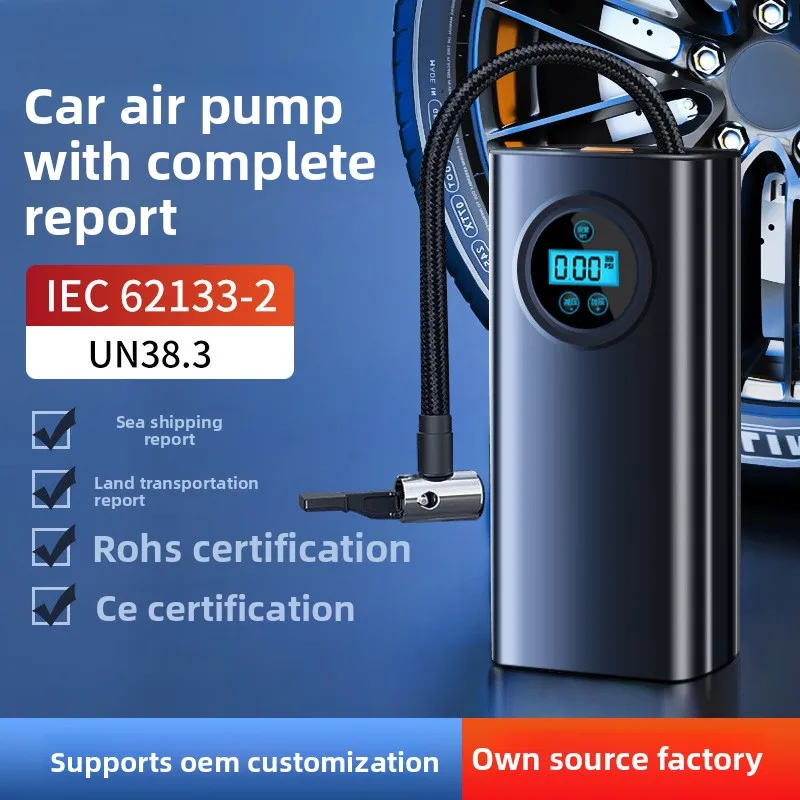 New Wireless Handheld Portable Air Pump - Universal for Car, Electric Car & Battery Car