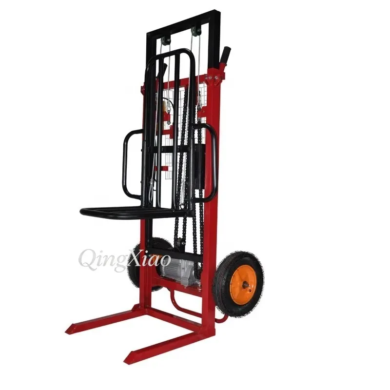 2m Max Lifting Height Hydraulic Pallet Stacker Forklift 200KG Stable Load Bearing Capacity Labor Saving Lifting Stable Structure