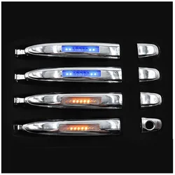 Exterior Led Door Handle Cover With Turn Signal Lights Fit For Prado LC120 Mark X Kluger V.L 2003-2009 Camry 2007-2011 Handles