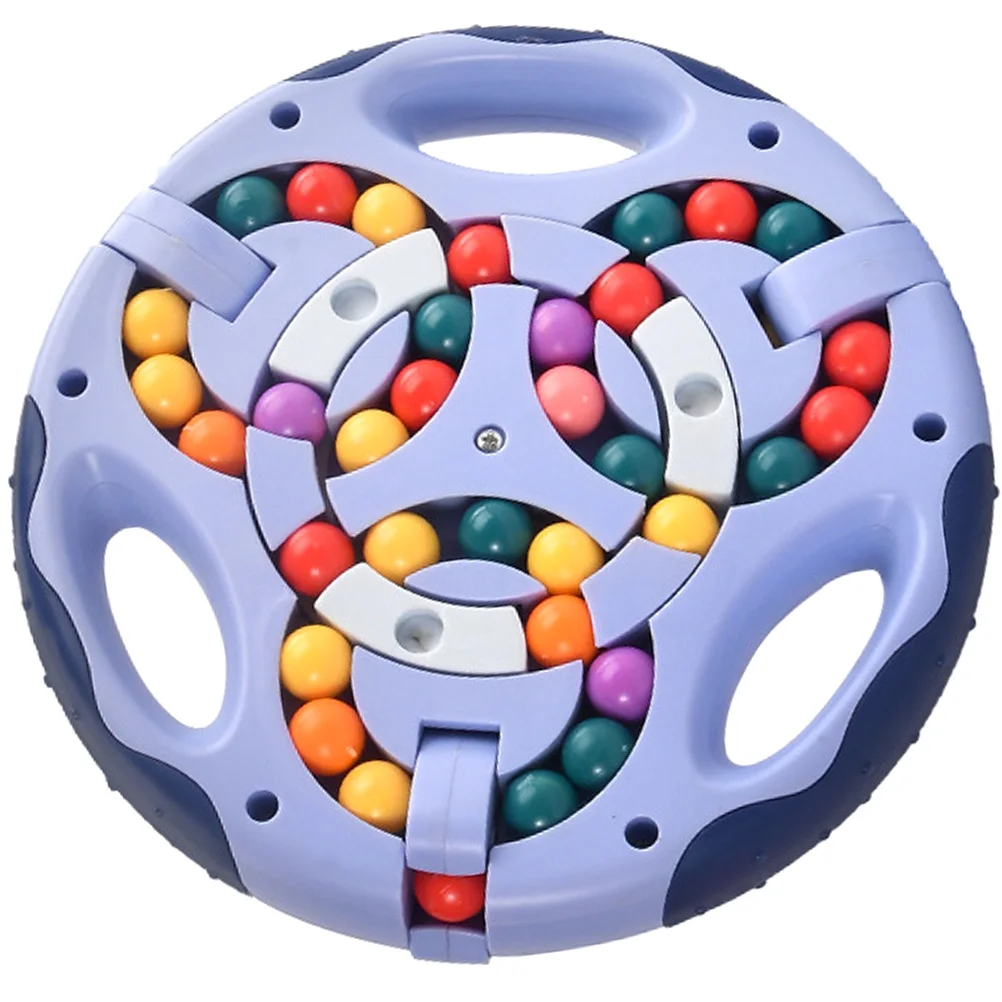 

Kids Fingertip Bean Cube Rolling Beads Stress Relief Decompression Educational Game for School Home