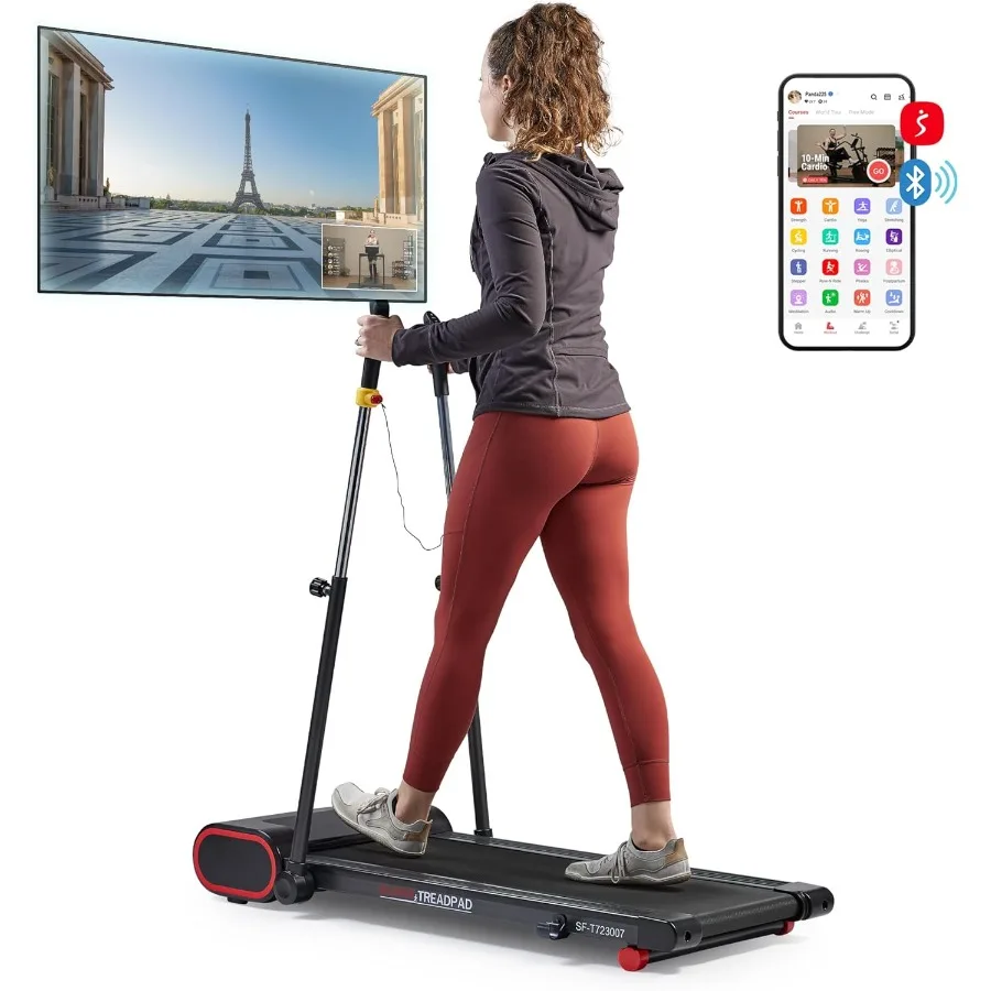 

Compact Under Desk Walking Treadmill with Remote Control Digital Display for Home Office Use Shock Absorption Technology Option