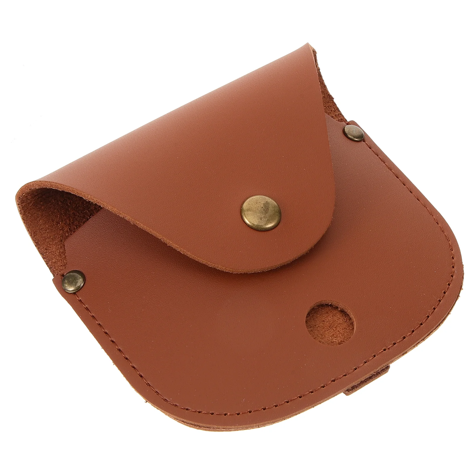 

Stand Pocket Watch Case Clear Purse Small Display Storage Organizer Brown Man Wallets for Men