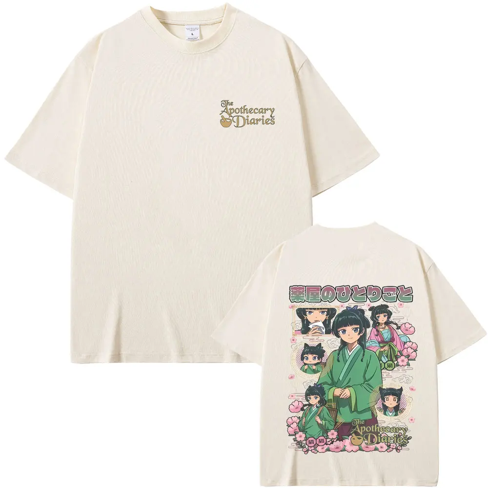 Anime The Apothecary Diaries Maomao T-shirt Men's Women's Kawaii Cute Funny Tshirt Tops Unisex Fashion Trend T Shirts Streetwear