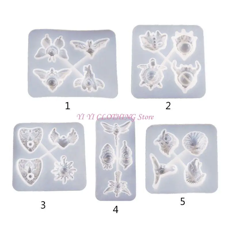 

N5KF Ремесло Дьявол глаз ручной работы гипсовая форма для мыла DIY ремесла УФ-смола кристаллическая форма