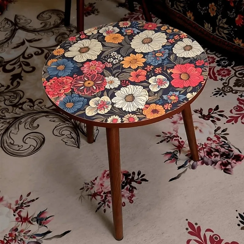 

Japanese Antique Coffee Tables Makeup Aesthetic Kawaii Round Hallway Side Table Organizer Center Table Basse Bedroom Furniture