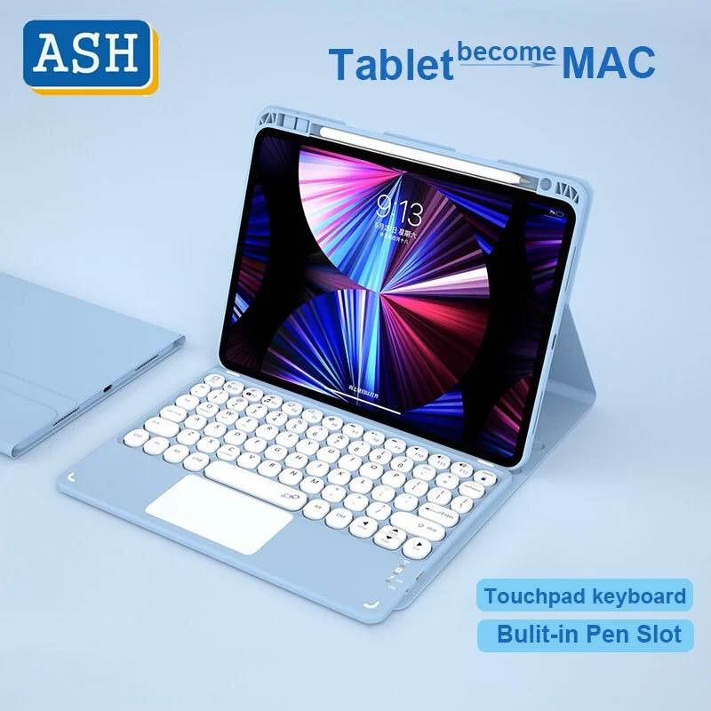 ASH for Huawei Matepad 11.5 2023 Air 11.5 2023 11 2021 for Huawei Matepad Pro 11 2022 Trackpad Keyboard Case Flip Cover