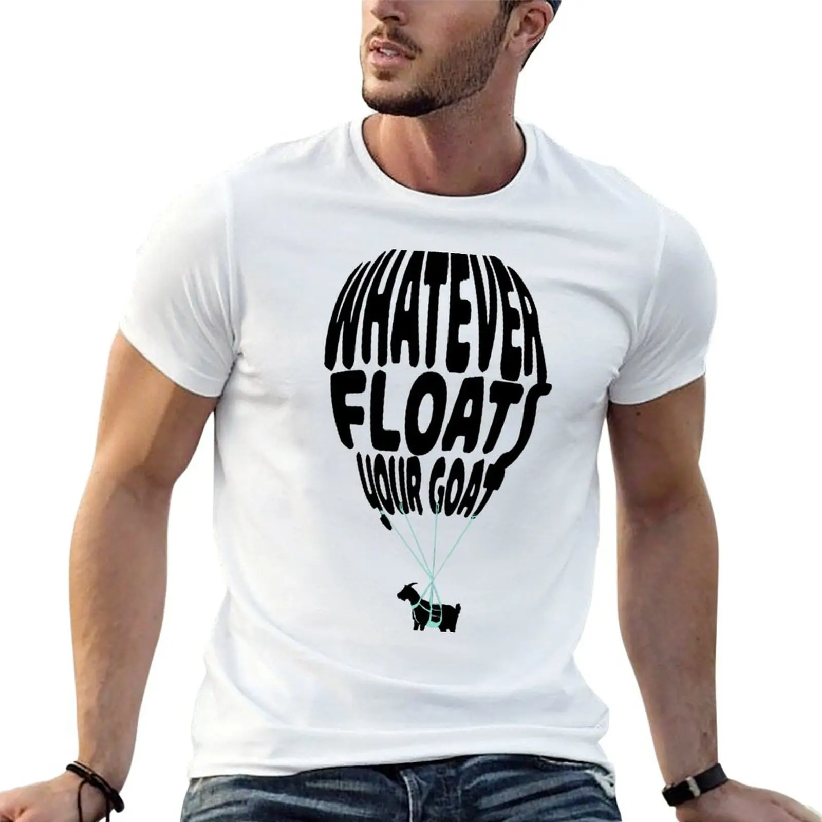 whatever floats your goat T-Shirt valentines clothes sweat sweat shirts, men