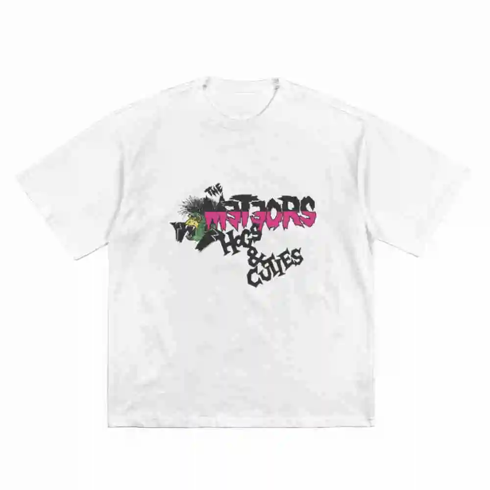 The Meteors Hogs Cuties Short Sleeve Tee 100% Cotton T-Shirt