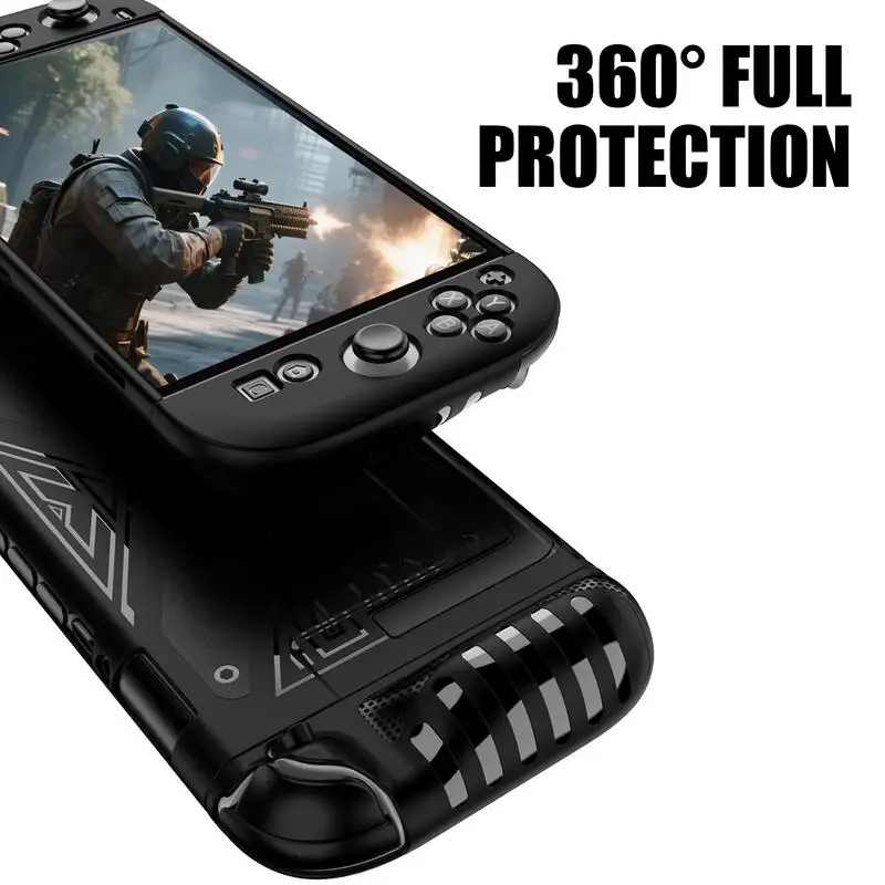 غطاء وحدة التحكم في الألعاب لجهاز نينتندو سويتش 2 حافظة لجهاز Switch2 من البولي يوريثان PC نوع غلاف حماية لملحقات ألعاب NS2 المضادة للخدش