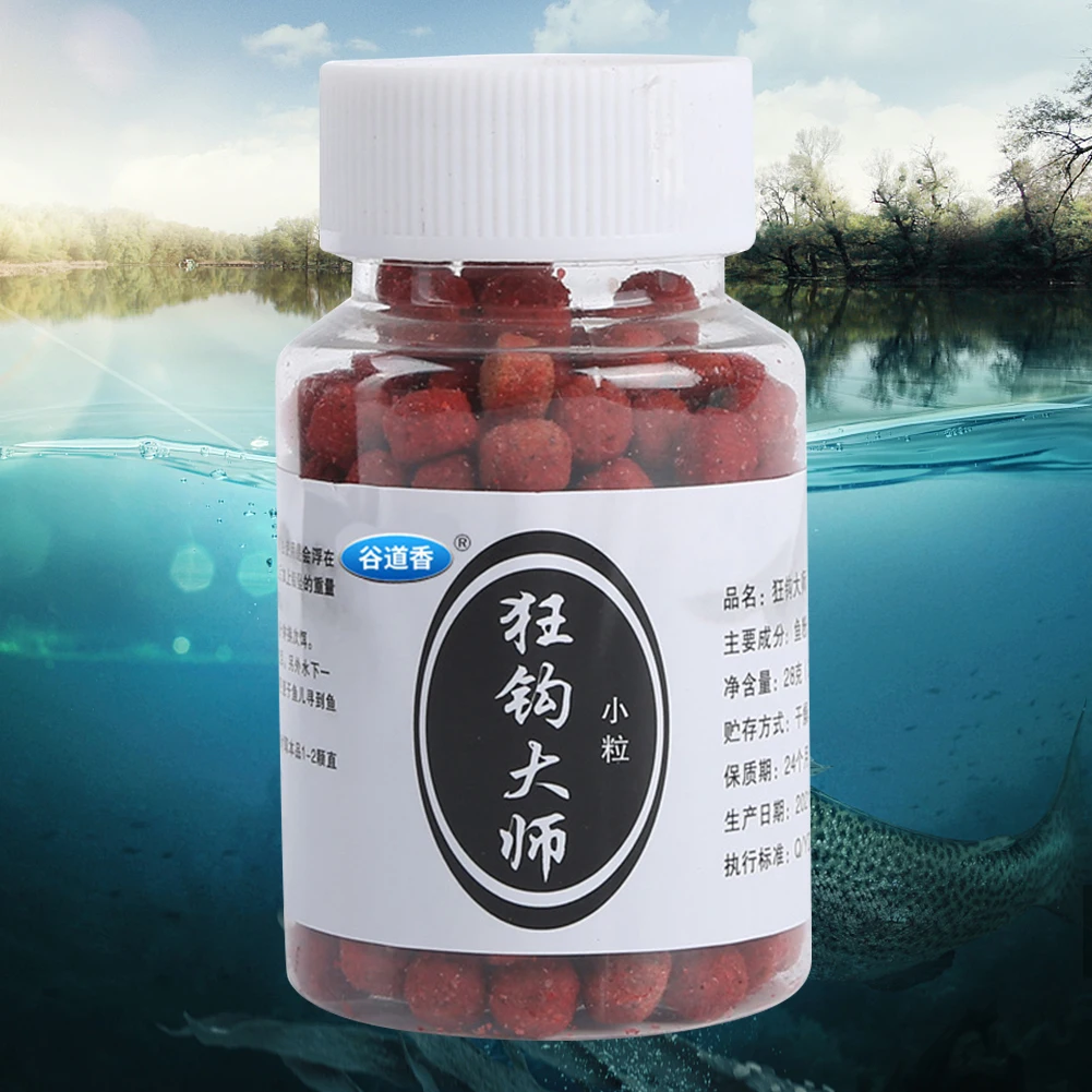 Far-reaching Fishing Baits Portable Fish Attraction Lures Stimulate Olfactory Sensation Fishing Supplies for Carp Extruded Feed