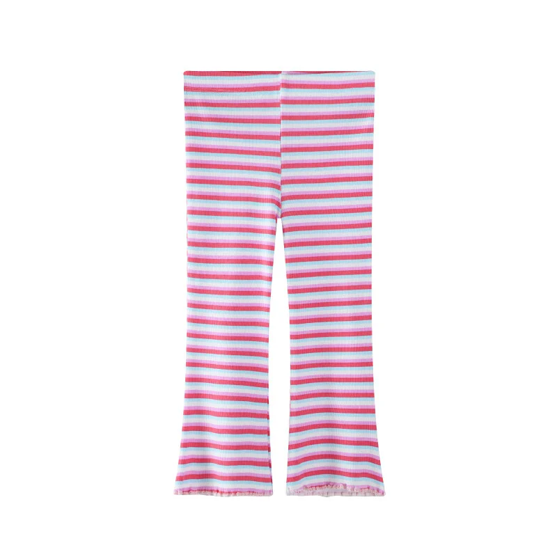 

Jumping Meters Striped Pencil Pants 2-7T Flare Pants Printed Full Length Hot Selling Girls Leggings Pants Autumn Kids Trousers