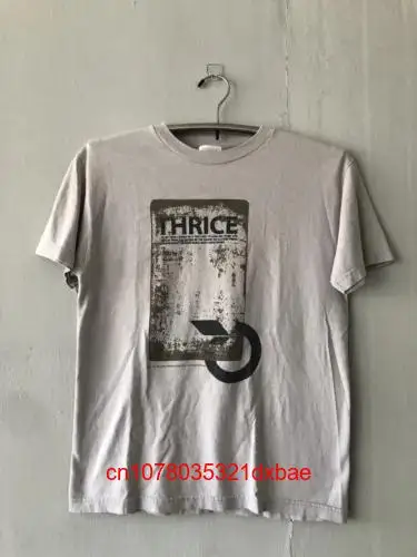 Футболка с длинным или коротким рукавом VTG THRICE 2003 хардкор эмо четверг стеклянные челюсти ядовитый the well Deftones