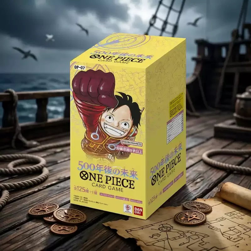 One Piece OPCG OP-07 500 Años en el Futuro, Caja de Sobres, Cartas Coleccionables de Anime, Juego de Cartas Intercambiables, Regalo para Fans