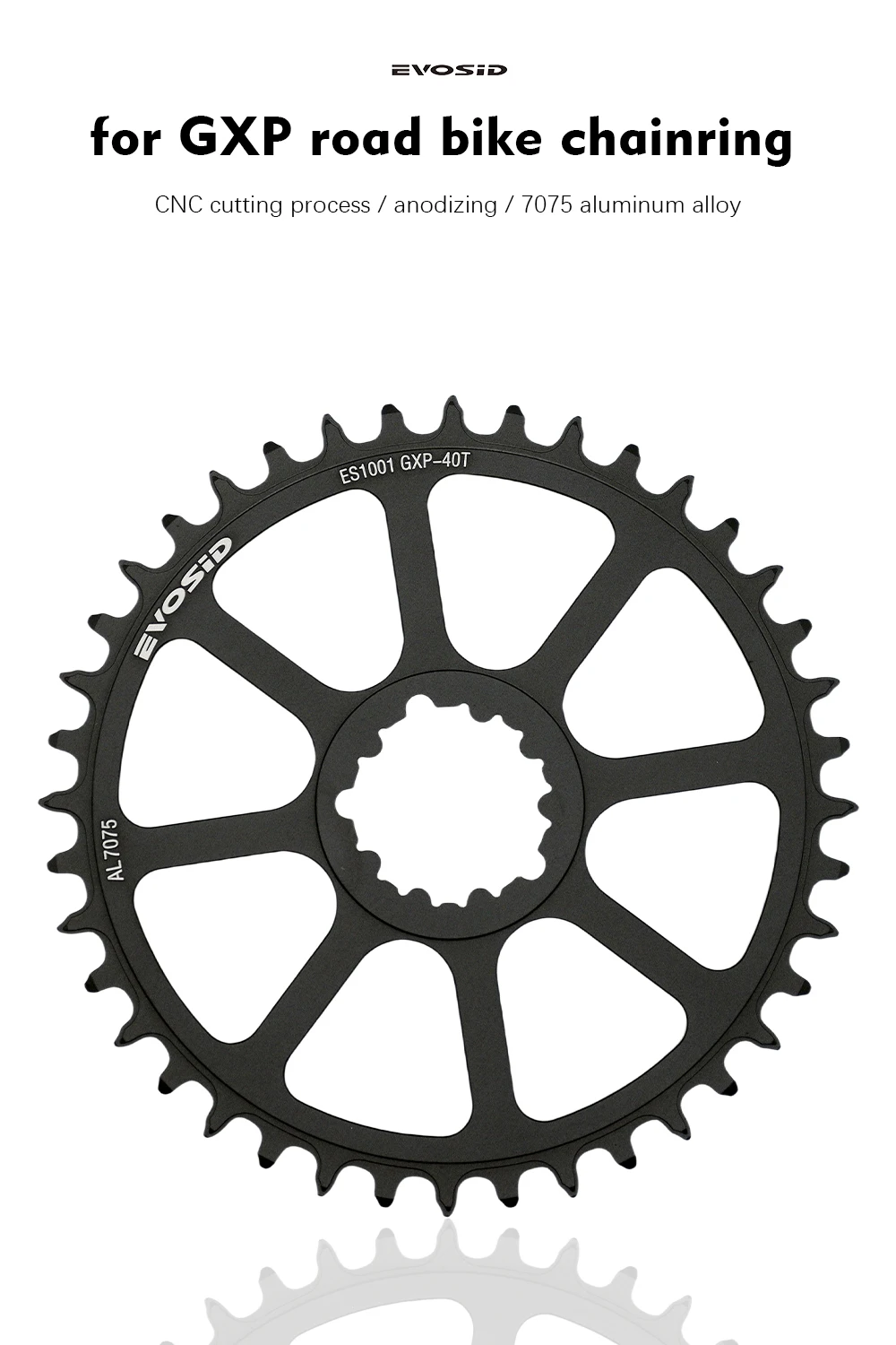 Pignon De Pédalier Ultraléger 32T-48T Direct Mount - Vélo Route/VTT, Alu/acier