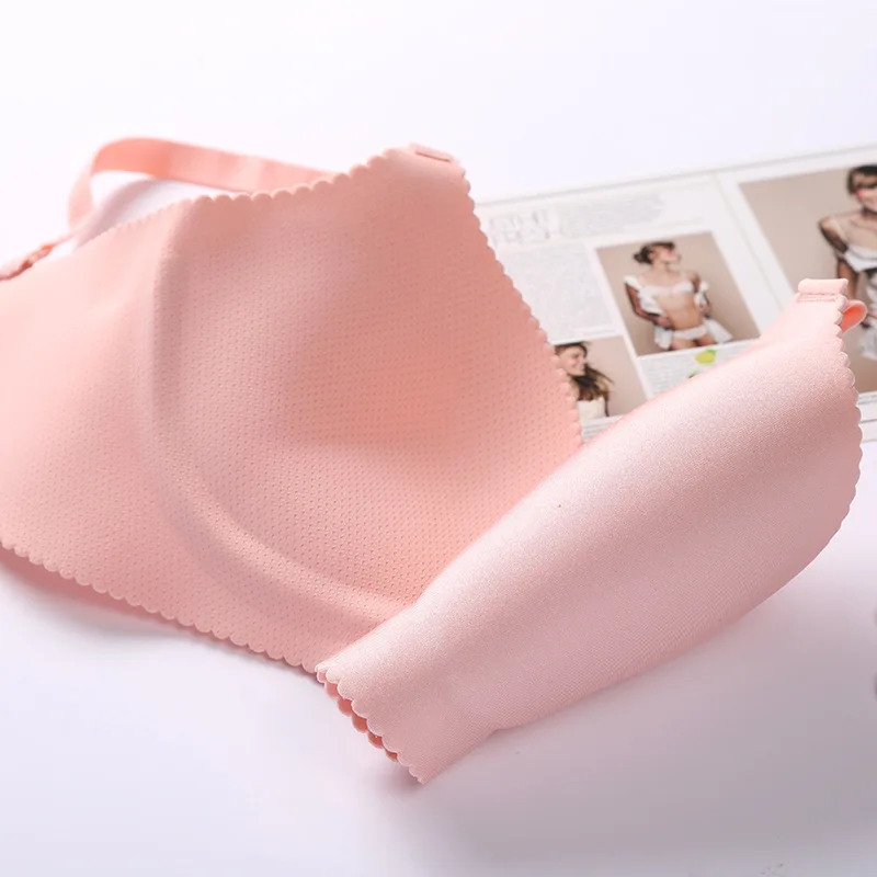 Thick and Thin Women's Underwear Without Steel Ring and Small Chest, Gather and Adjust Bra, One-piece Seamless Bra.