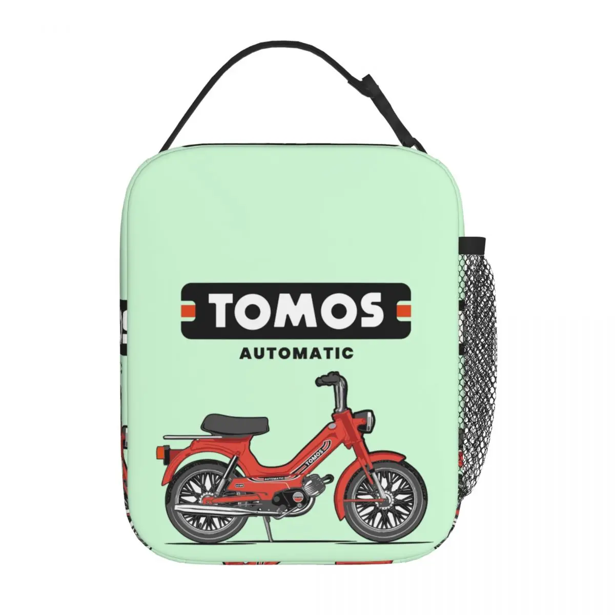 Tomos Automatic - Red Insulated Lunch Bag for Women Children Portable Food Boxes Thermal Lunch Box Tote